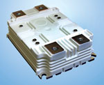 Figure 3. Infineon’s high-power platform ‘The Answer’ for several voltage classes from 1200 V up to 6,5 kV, and with dimensions of 100 x 140 x 40 mm.
